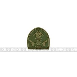 Patch PVC "Keep Calm And Reload" - Olive Drab - Evike