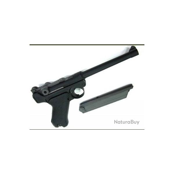 Luger P08 6" GBB - Noir - WE