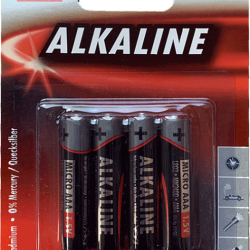 Lot de 4 Piles LR03 (AAA) Alcaline - ANSMANN