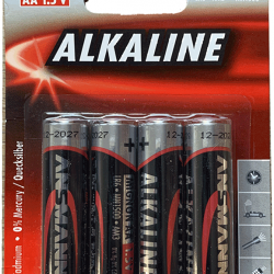 Lot de 4 piles LR06 (AA) Alcaline - Ansmann