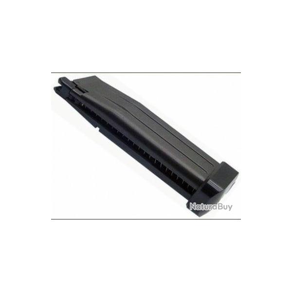 Chargeur gaz 26 BBs pour Mini Hi-Capa 3.8 GBB - Noir - WE