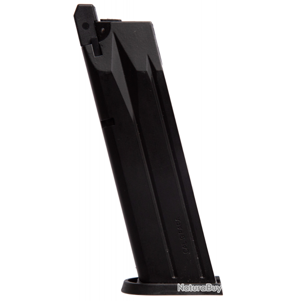 Chargeur long gaz 17 BBs pour Bulldog GBB - Noir - WE