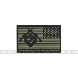 Patch USA Evike - Inversé / Vert - Evike