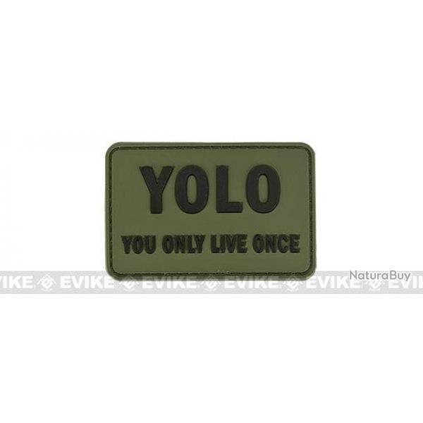 Patch "YOLO" - Olive Drab - Matrix