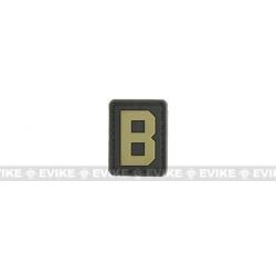 Patch PVC "B" - Noir & Tan - Evike