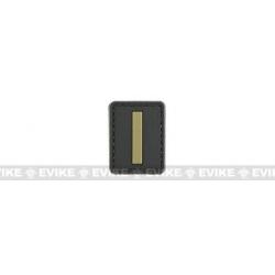 Patch PVC "I" - Noir & Tan - Evike