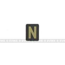 Patch PVC "N" - Noir & Tan - Evike