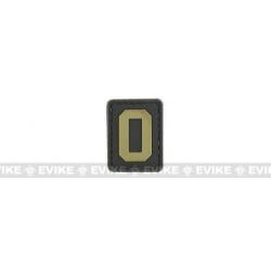 Patch PVC "O" - Noir & Tan - Evike