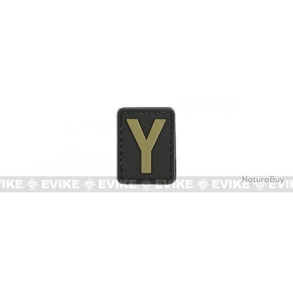 Patch PVC "Y" - Noir & Tan - Evike