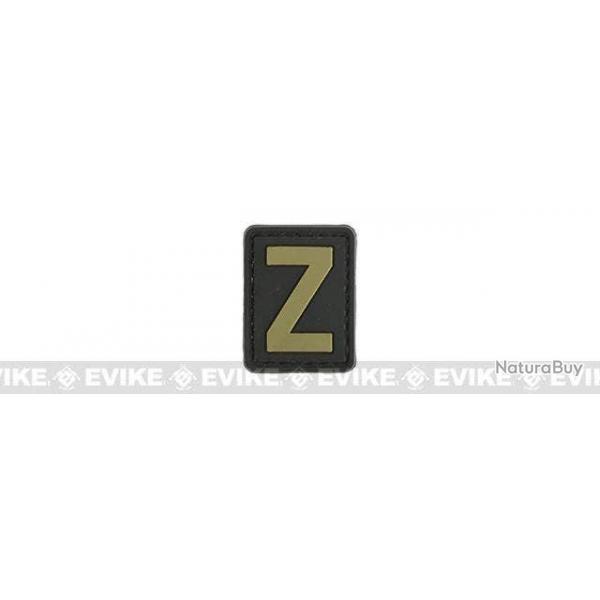 Patch PVC "Z" - Noir & Tan - Evike