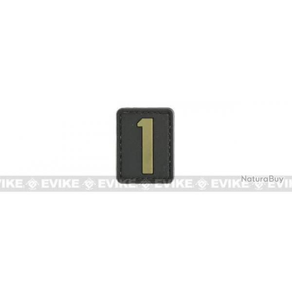 Patch "1" - Noir & Tan - Evike