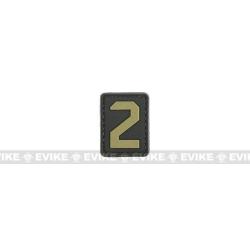 Patch "2" - Noir & Tan - Evike