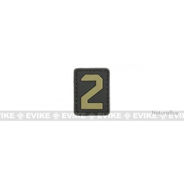 Patch "2" - Noir & Tan - Evike