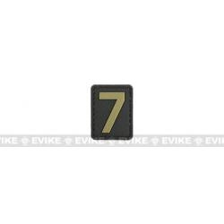 Patch "7" - Noir & Tan - Evike