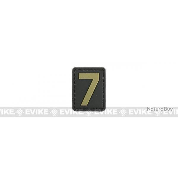 Patch "7" - Noir & Tan - Evike