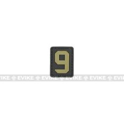 Patch "9" - Noir & Tan - Evike