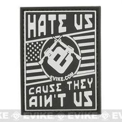 Patch "They Hate Us Cause They Ain't Us" - Noir - Evike