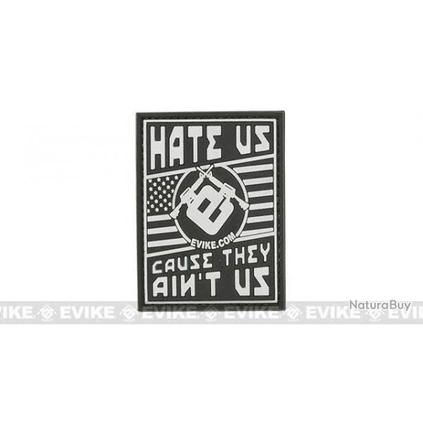 Patch "They Hate Us Cause They Ain't Us" - Noir - Evike