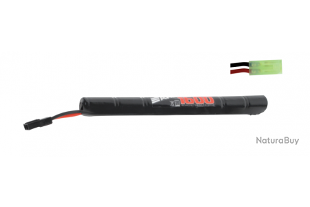 Batterie NiMH 8,4V 1600mAh type Stick - Tamiya Mini - Swiss Arms - Batteries  et chargeurs de batteries Airsoft (11089801)