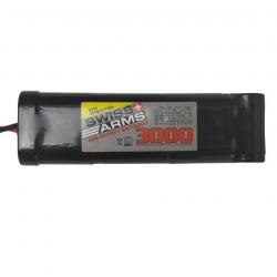 Batterie NiMH 8,4V 3000mAh type Pack - Tamiya Large - Swiss Arms