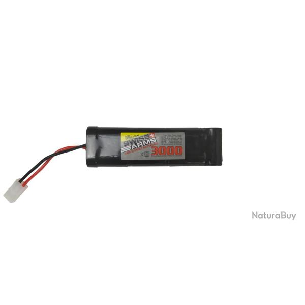 Batterie NiMH 8,4V 3000mAh type Pack - Tamiya Large - Swiss Arms