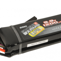 Batterie LiFePo 9,9V 1200mAh 20C type pack - Tamiya Mini - Swiss Arms