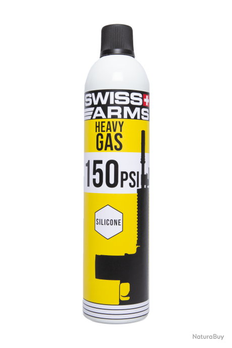 Bouteille GAZ Airsoft Swiss Arms Extreme Gas Avec Silicone 600ml