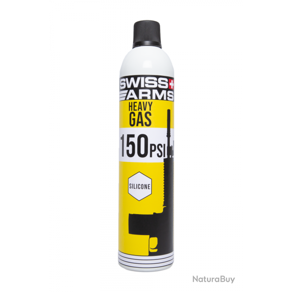 Bouteille de gaz 150PSI - Avec silicone / 760ml - Swiss Arms