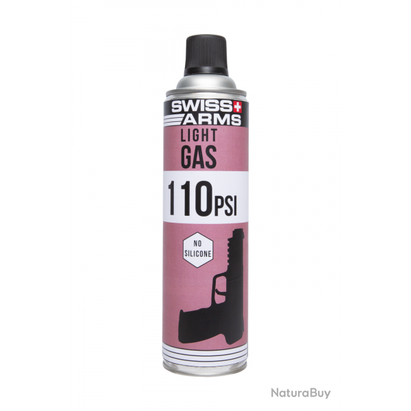 Bouteille de gaz 110PSI - Sans silicone / 600ml - Swiss Arms