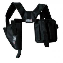 Holster d'épaule horizontal avec porte-chargeurs - Noir - Swiss Arms