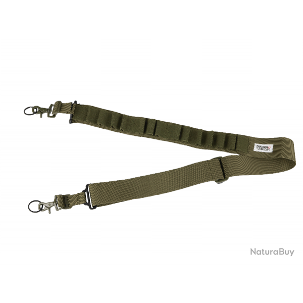 Sangle 2 points avec cartouchire 15 emplacements - Olive Drab - Swiss Arms