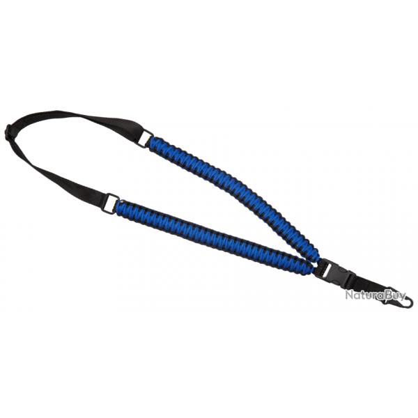 Sangle 1 point dtache rapide - Paracorde - Black & Bleu - Swiss Arms