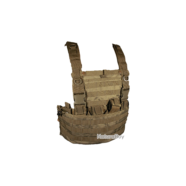 Chest Rig MOLLE convertible - Tan - Swiss Arms