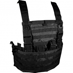 Chest Rig MOLLE covertible - Noir - Swiss Arms