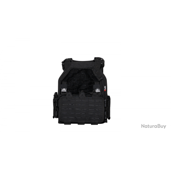 Porte plaque dtache rapide - Noir - Swiss Arms