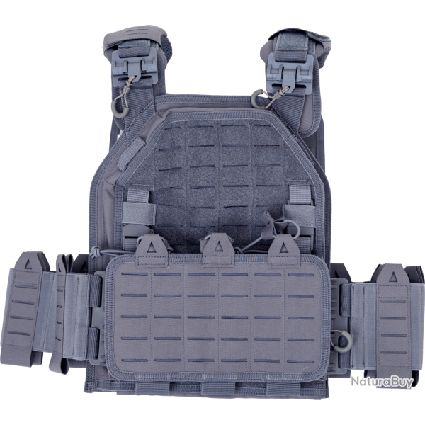 Porte plaque dtache rapide - Gris - Swiss Arms