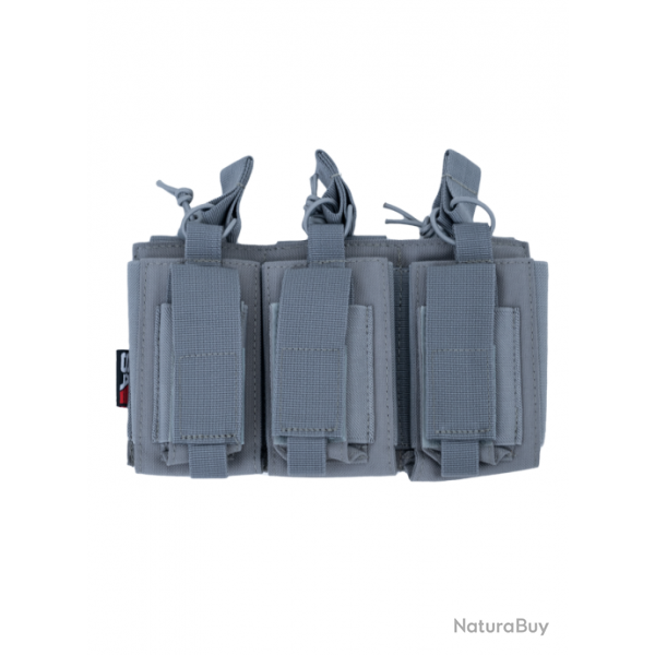 Porte chargeur 3 poches - Gris - Swiss Arms