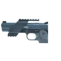 Rail pistolet universel (605222) - Metal - Noir - SWISS ARMS