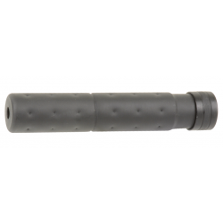 Silencieux US Govt/SOCOM type OHG pour filetage 14mm CW/CCW - 192x35mm / Aluminium / Noir - Swiss Ar