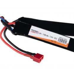 Batterie LiPo 7,4V 1100mAh 25C type Double Stick - T-Dean - Swiss Arms