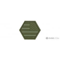Série American flag : Patch USA / Inversé / Olive Drab - Evike/Hex Patch