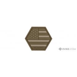 Série American flag : Patch USA / Tan - Evike/Hex Patch