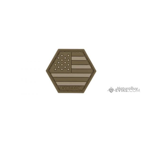 Srie American flag : Patch USA / Tan - Evike/Hex Patch