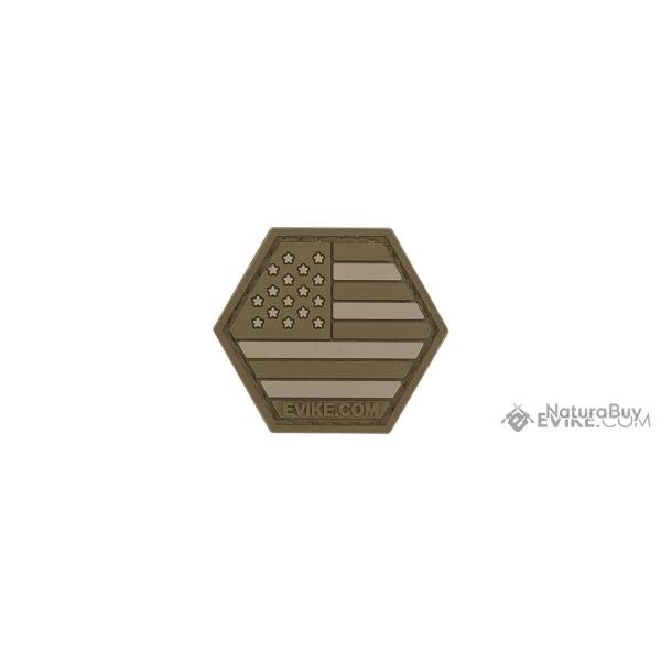 Srie American flag : Patch USA / Tan - Evike/Hex Patch