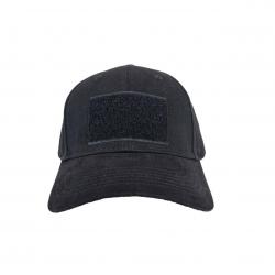 Casquette brodée velcro (667031) - Noir - Cybergun