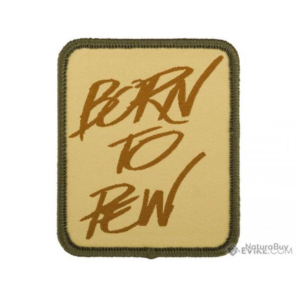 Patch brod "Born to Pew" - Tan - Evike
