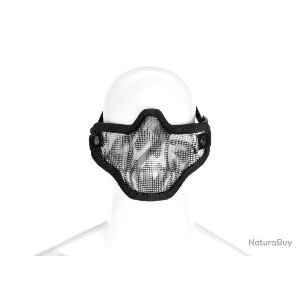 Masque grillag Stalker "Tte de mort" - Noir - Invader Gear