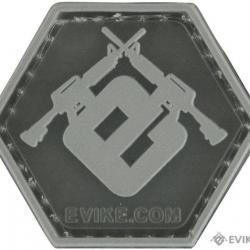 PVC Evike.com - Gris - Evike/Hex Patch