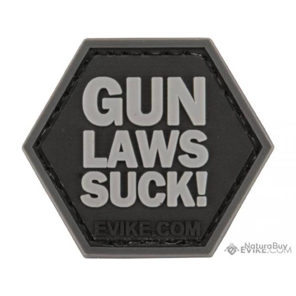 PVC Freedom "Gun Laws Suck !" - Evike/Hex Patch