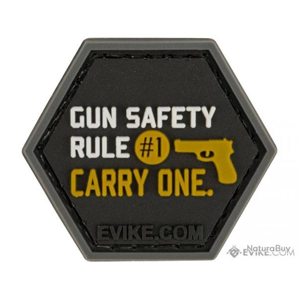 PVC "Gun Safety Carry" - Evike/Hex Patch